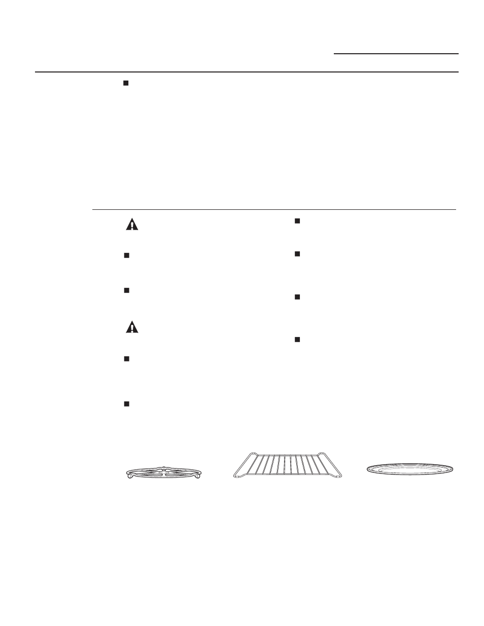 Precaución: riesgo de fuego, Recipientes de cocina seguros para el microonda | GE PSA9120DFWW User Manual | Page 47 / 80