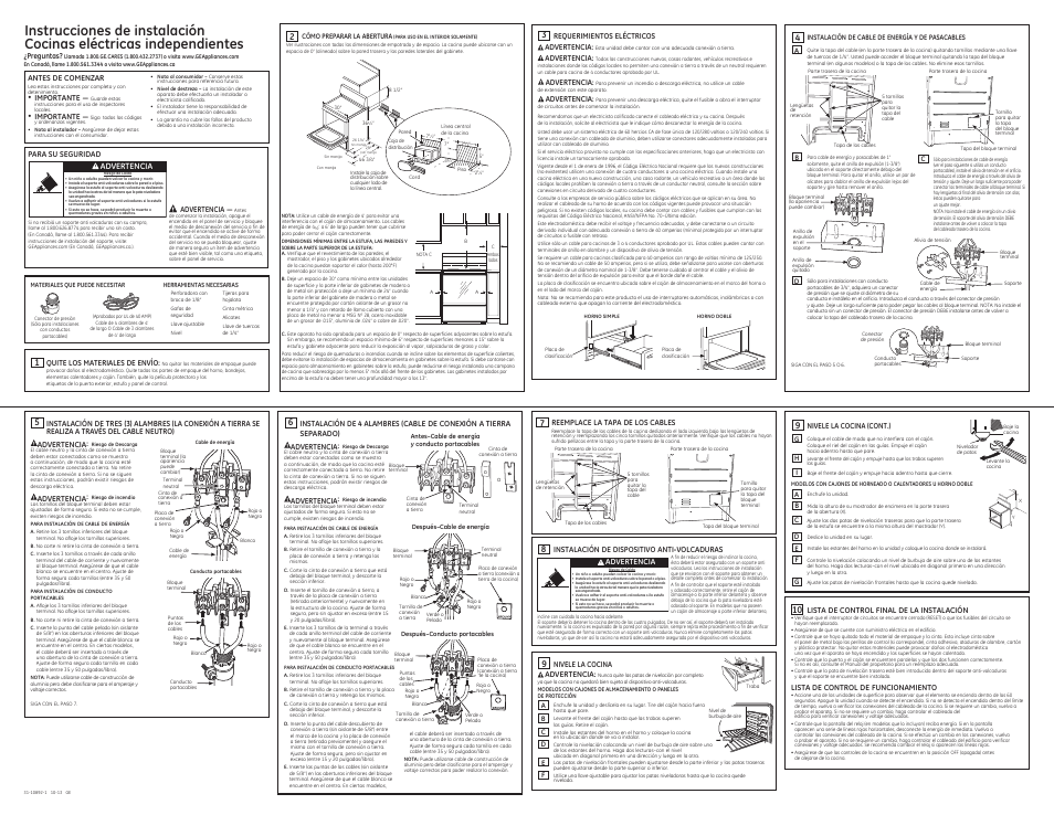 GE JBS10DFCC User Manual | Page 2 / 2