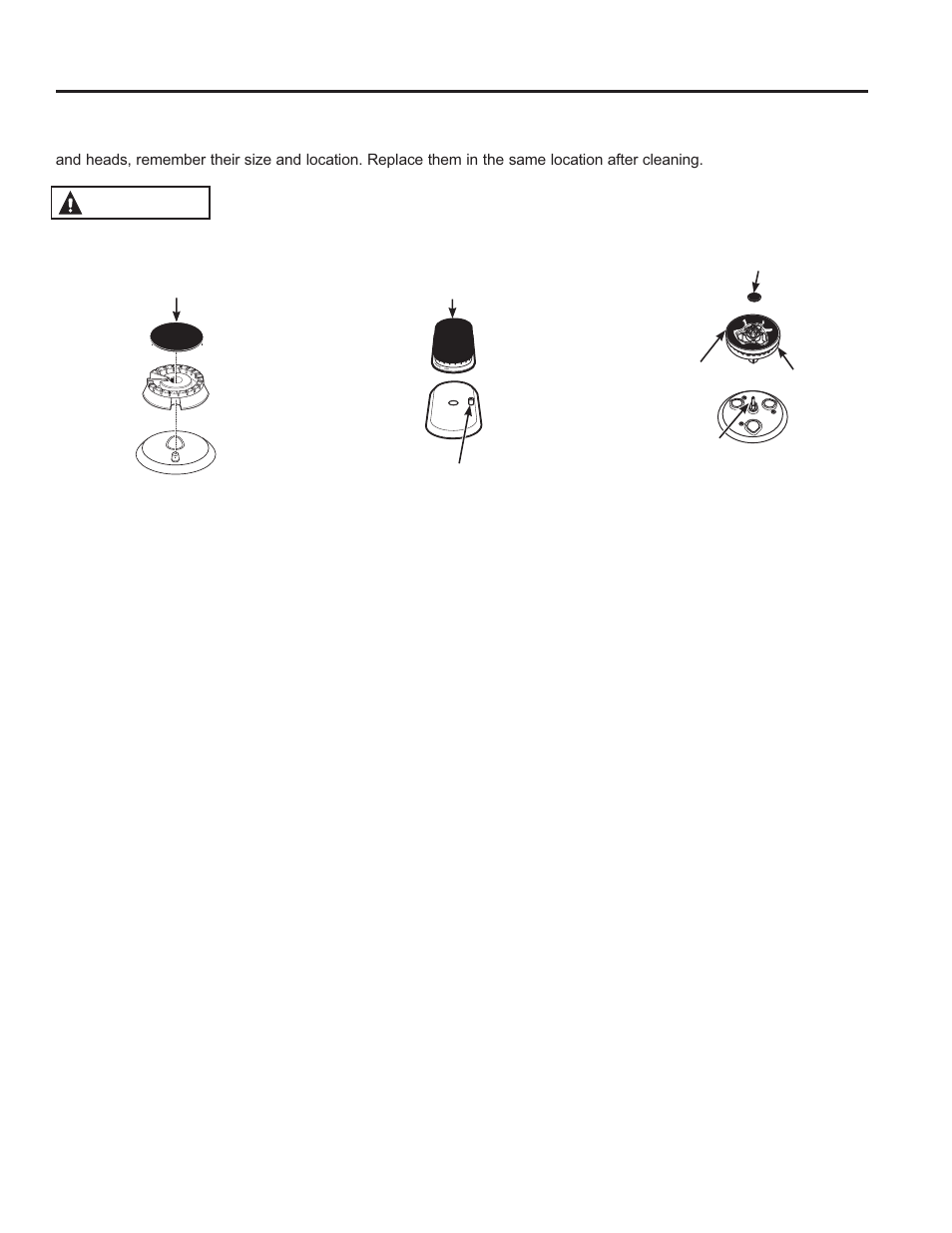 Care and cle aning: cleaning the cook top, Cleaning the cooktop, Caution | Removal of surface burners for cleaning | GE C2S985SETSS User Manual | Page 23 / 64