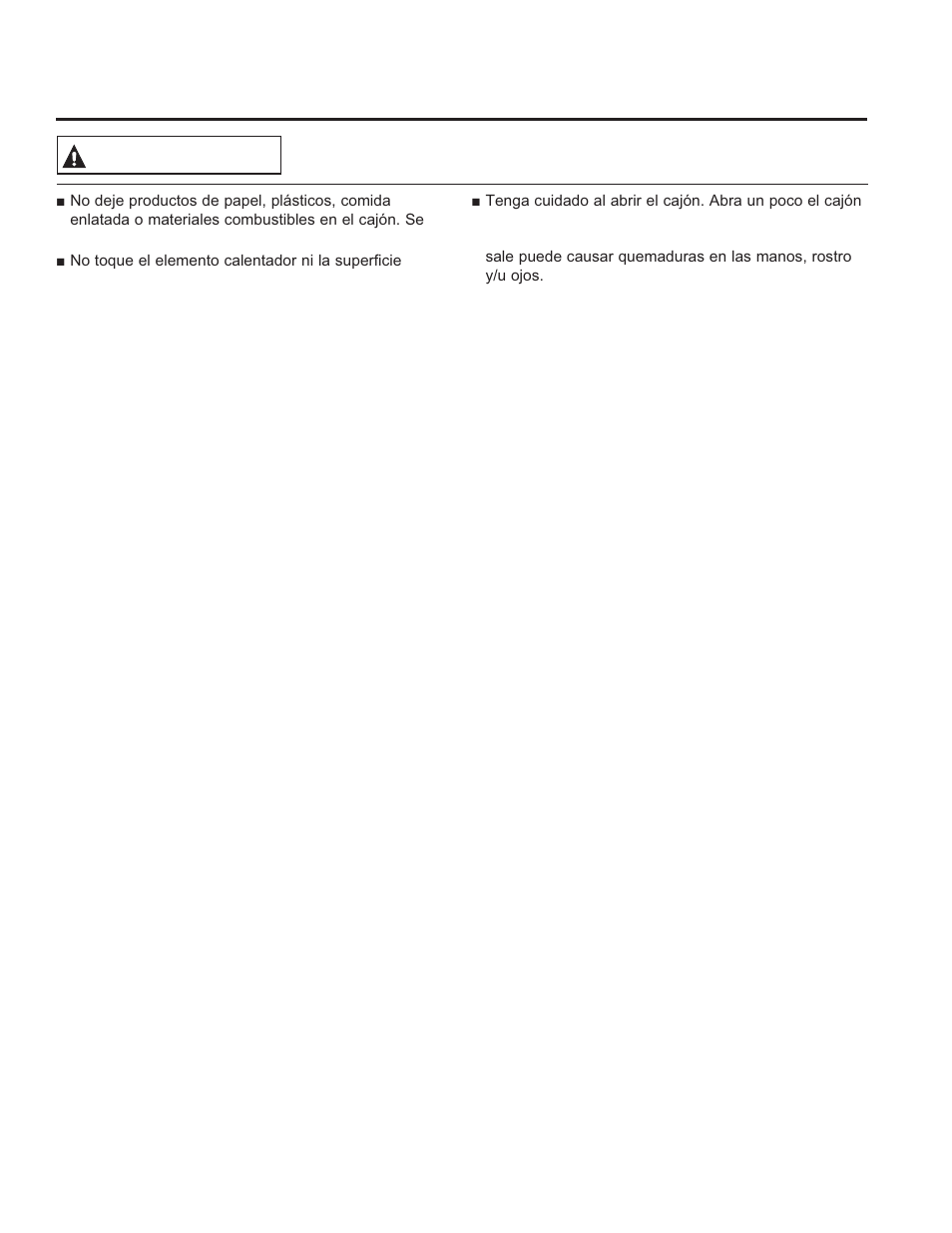 Informa ción de segurid ad, Guarde estas instrucciones, Advertencia | GE C2S985SETSS User Manual | Page 39 / 64