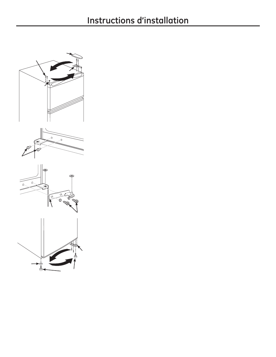 Qvwuxfwlrqvg·lqvwdoodwlrq | GE GML04GAEBS User Manual | Page 21 / 40