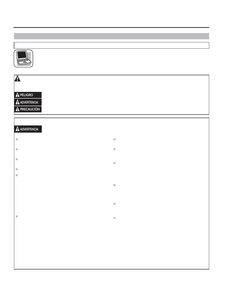 Sitio web de electrodomésticos de ge, Seguridad | GE GML04GAEBS User Manual | Page 26 / 40