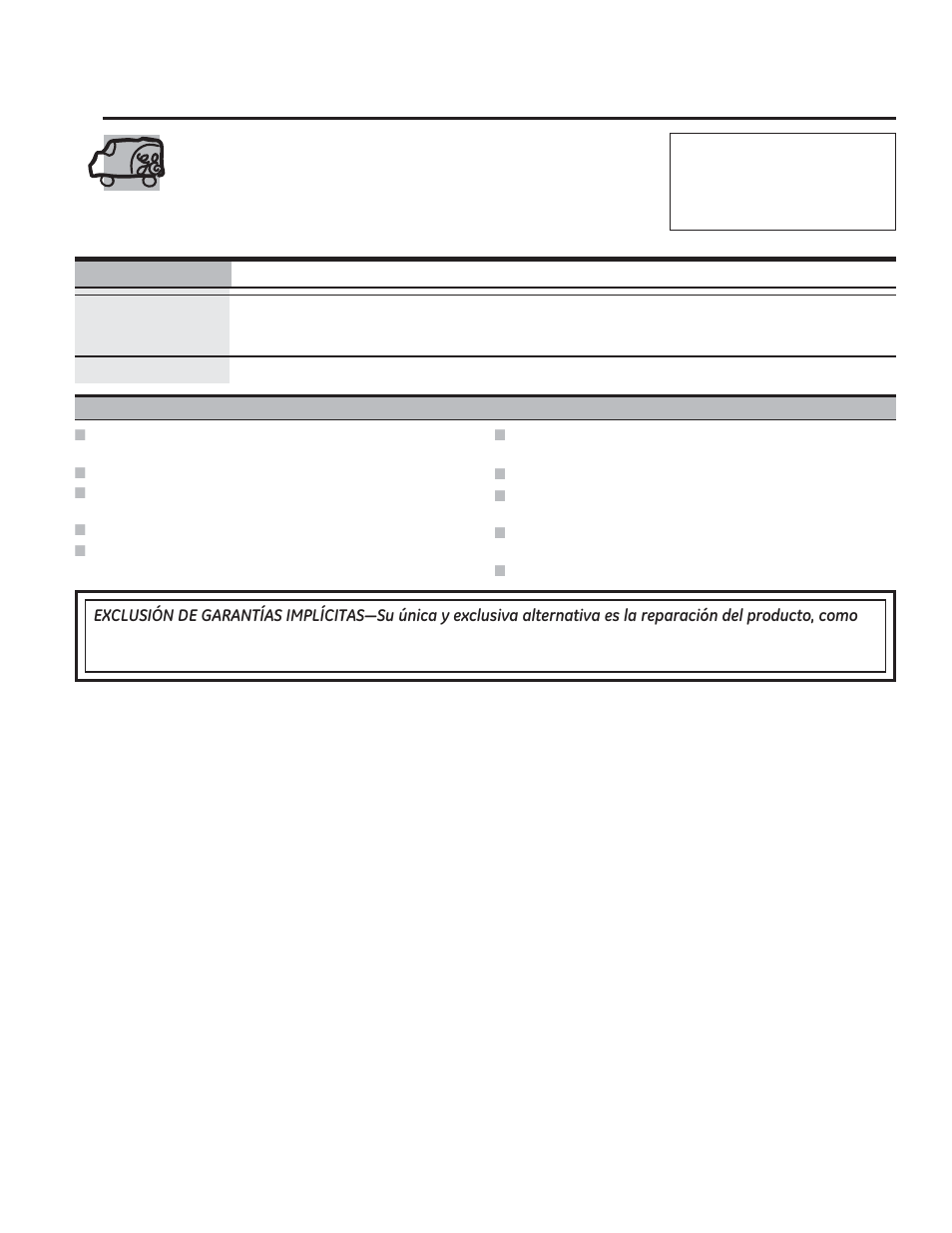 Garantía del refrigerador | GE GML04GAEBS User Manual | Page 35 / 40