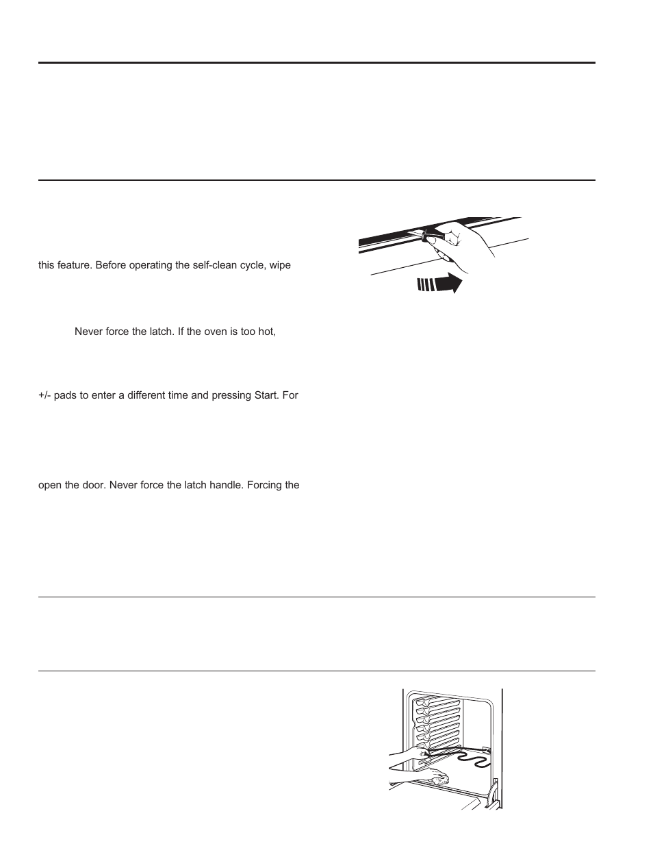 Care and cle aning: cleaning the range – interior, Cleaning the range – interior | GE JM250DFBB User Manual | Page 17 / 40