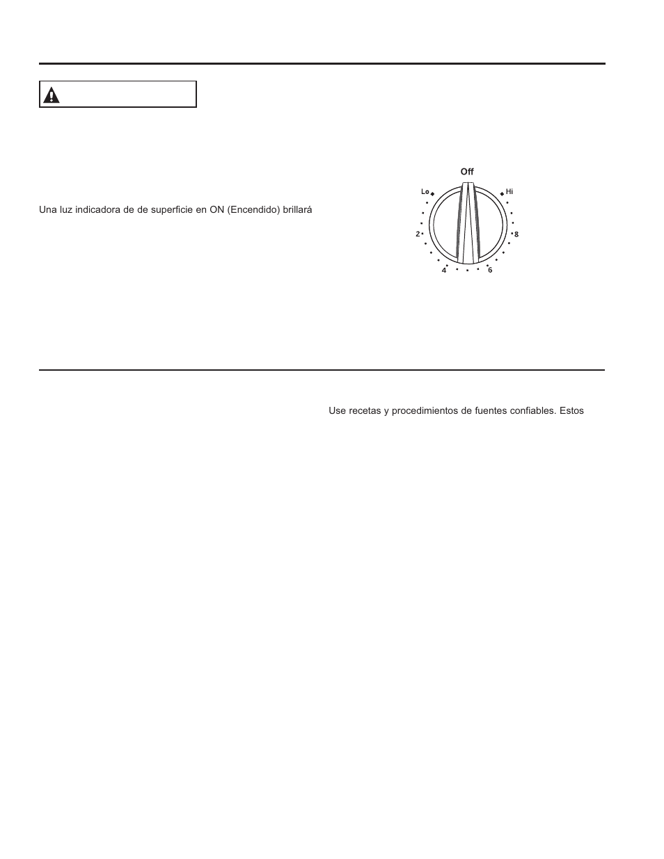 Advertencia | GE JM250DFBB User Manual | Page 29 / 40
