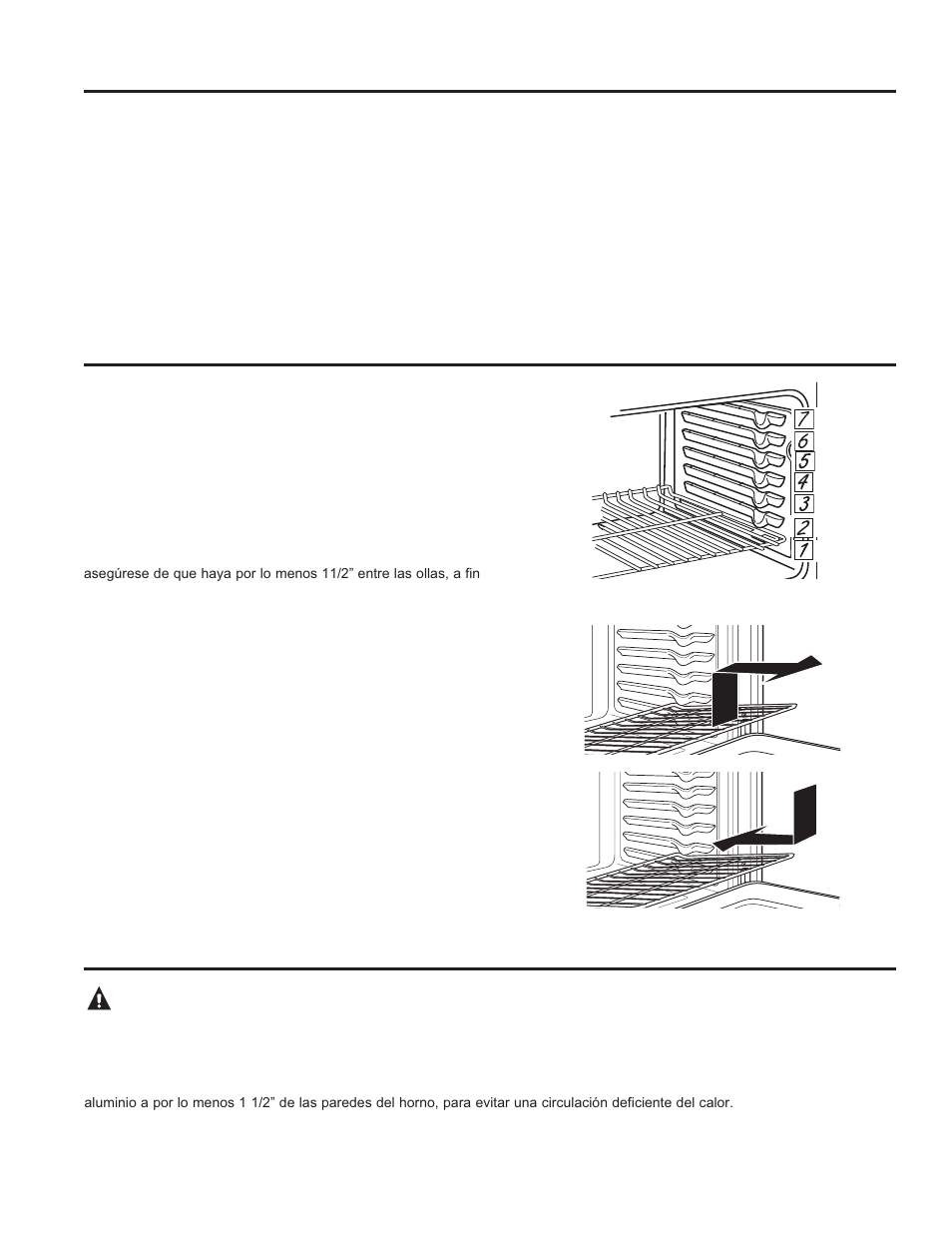 Estantes del horno, Papel de aluminio y cobertores del horno, Funciones especiales (cont.) | Precaución | GE JM250DFBB User Manual | Page 32 / 40