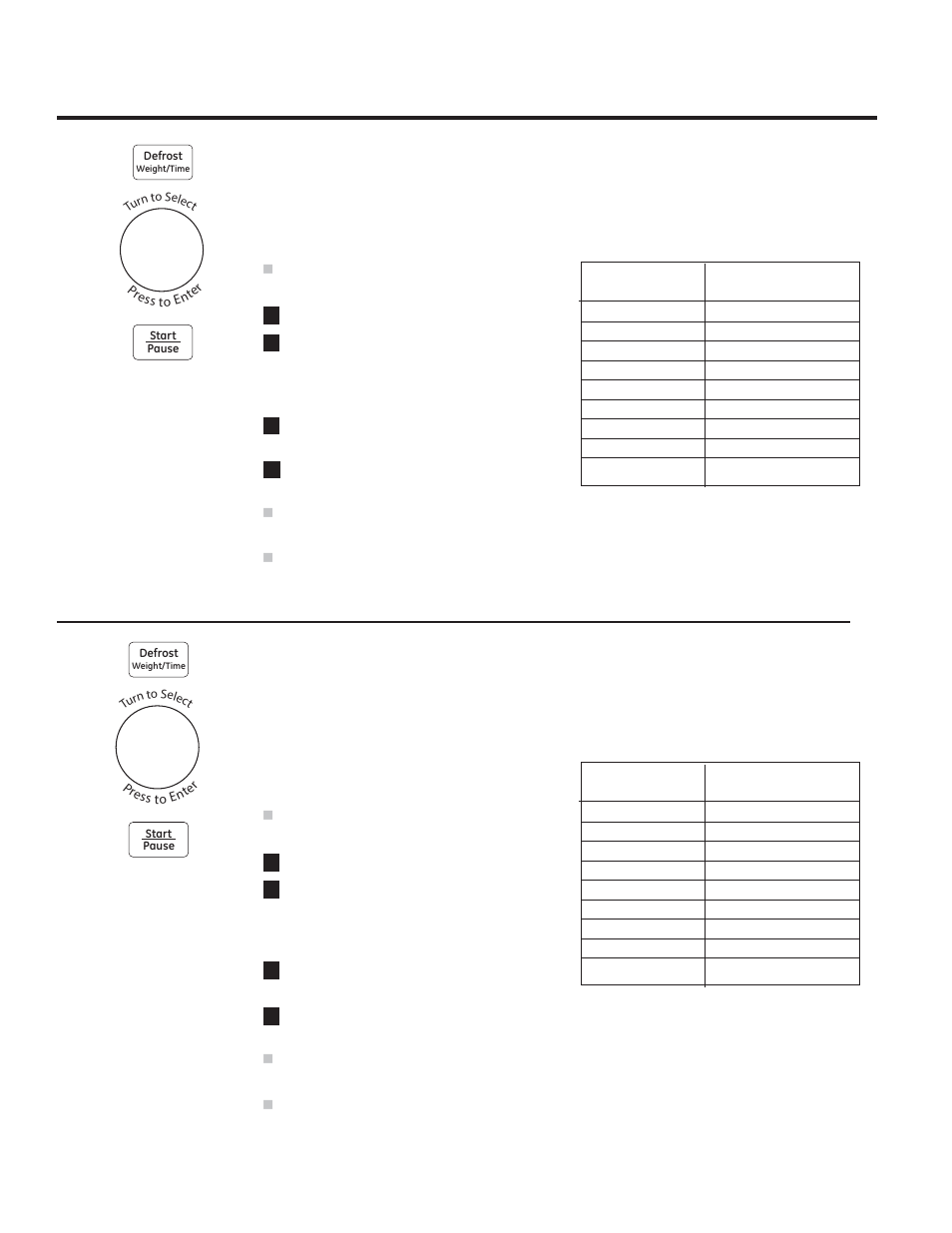About the time and auto microwave features | GE PVM9179DFBB User Manual | Page 12 / 76