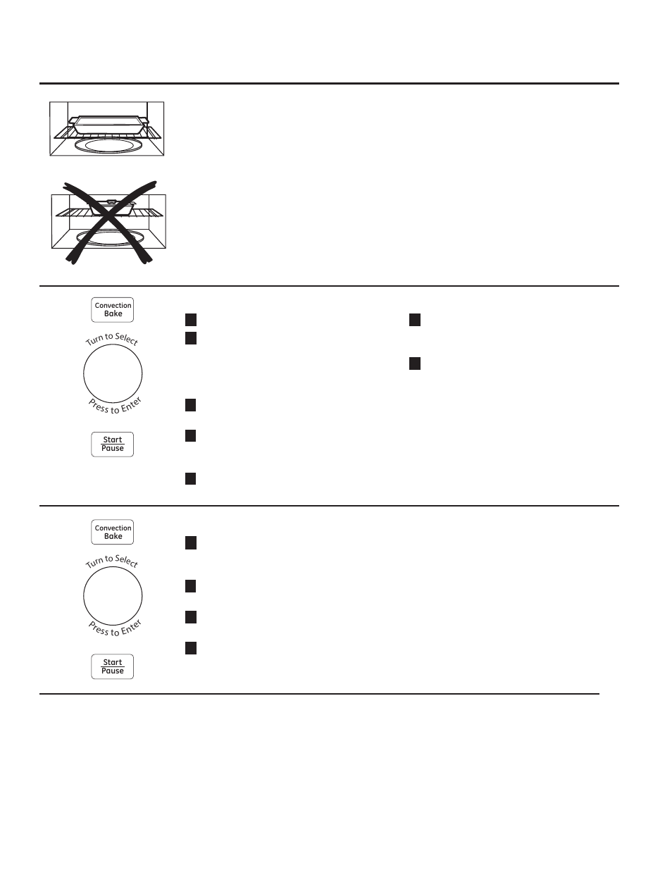About the baking and roasting features | GE PVM9179DFBB User Manual | Page 18 / 76