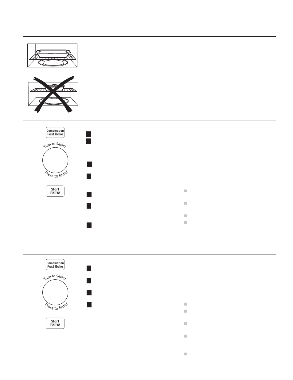 About the fast bake feature | GE PVM9179DFBB User Manual | Page 19 / 76