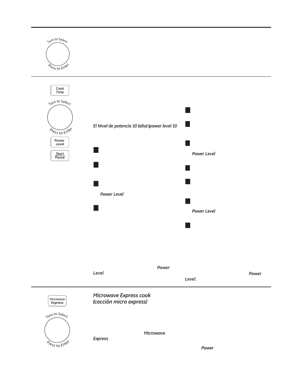 Funciones de microondas por tiempo y automático | GE PVM9179DFBB User Manual | Page 48 / 76