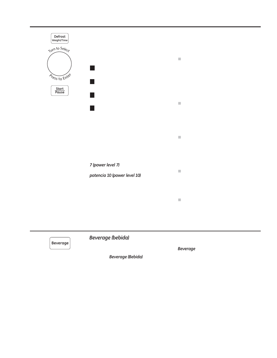 Funciones de microondas por tiempo y automático | GE PVM9179DFBB User Manual | Page 50 / 76