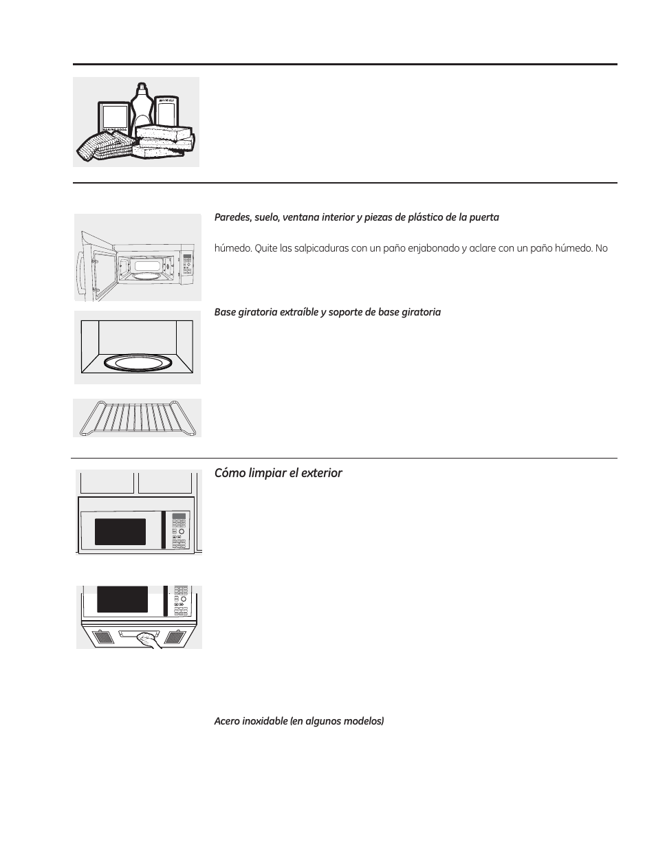 Cuidado y limpieza del horno, Consejos prácticos, Cómo limpiar el interior | Yprolpslduhoh[whulru | GE PVM9179DFBB User Manual | Page 66 / 76