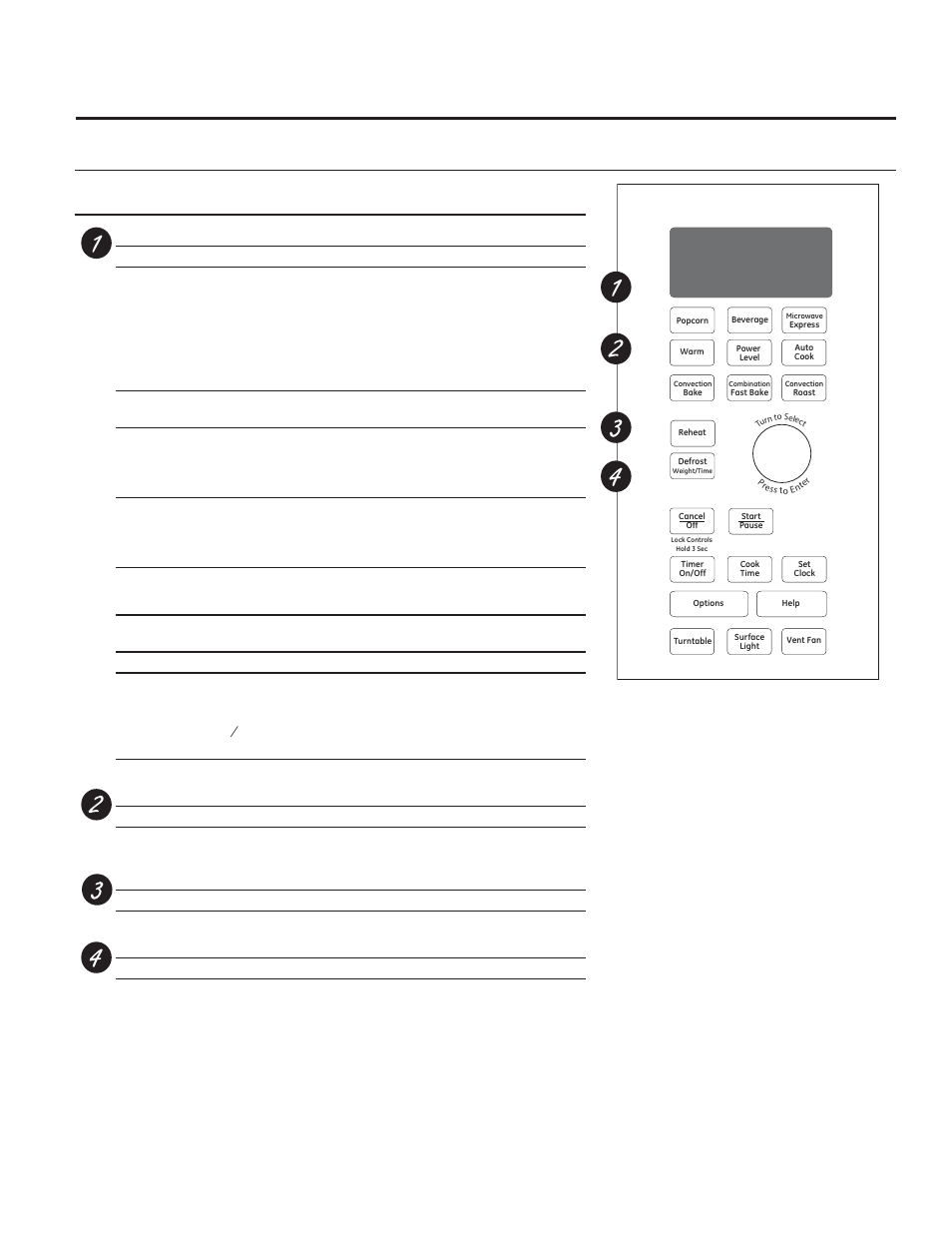 Cooking controls, Microwave cooking time and auto features, Sensor features | Convection baking or convection roasting, Combination fast baking, Warming | GE PVM9179DFBB User Manual | Page 9 / 76