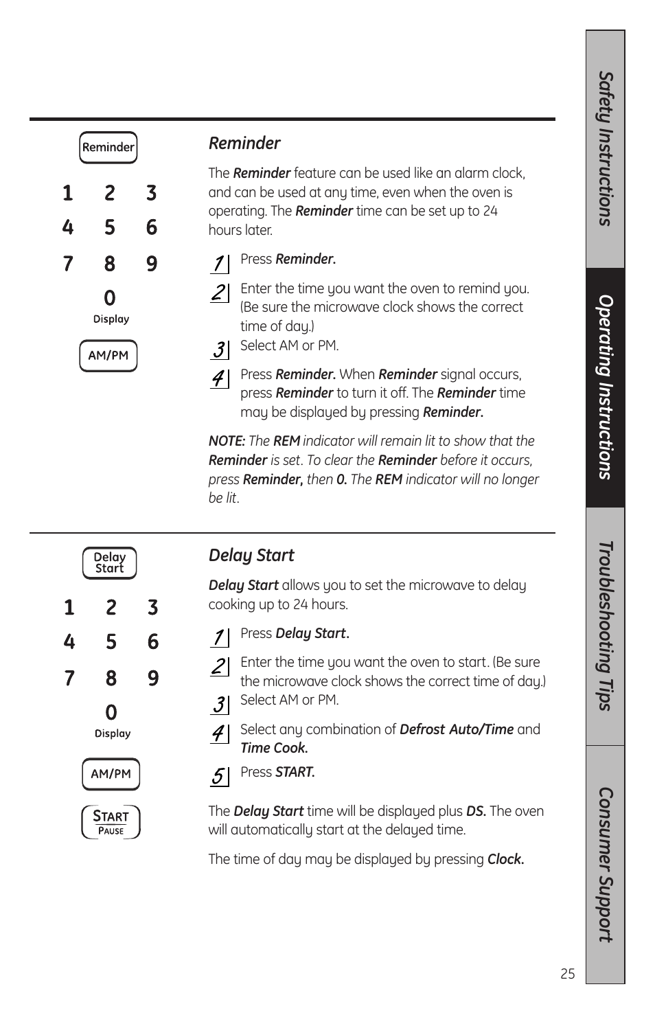 GE JES2051DNBB User Manual | Page 25 / 36