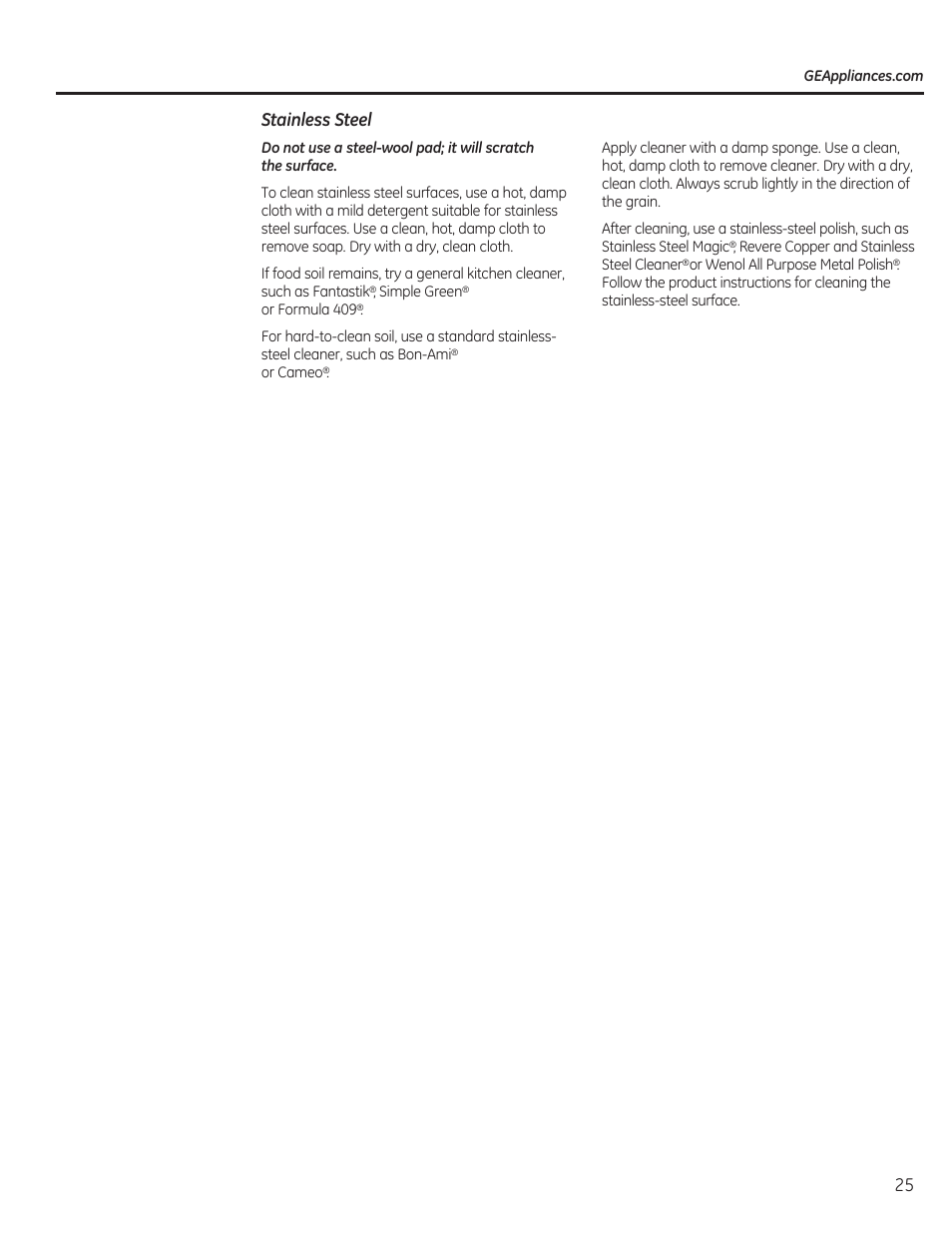 GE CEB1590SSSS User Manual | Page 25 / 64