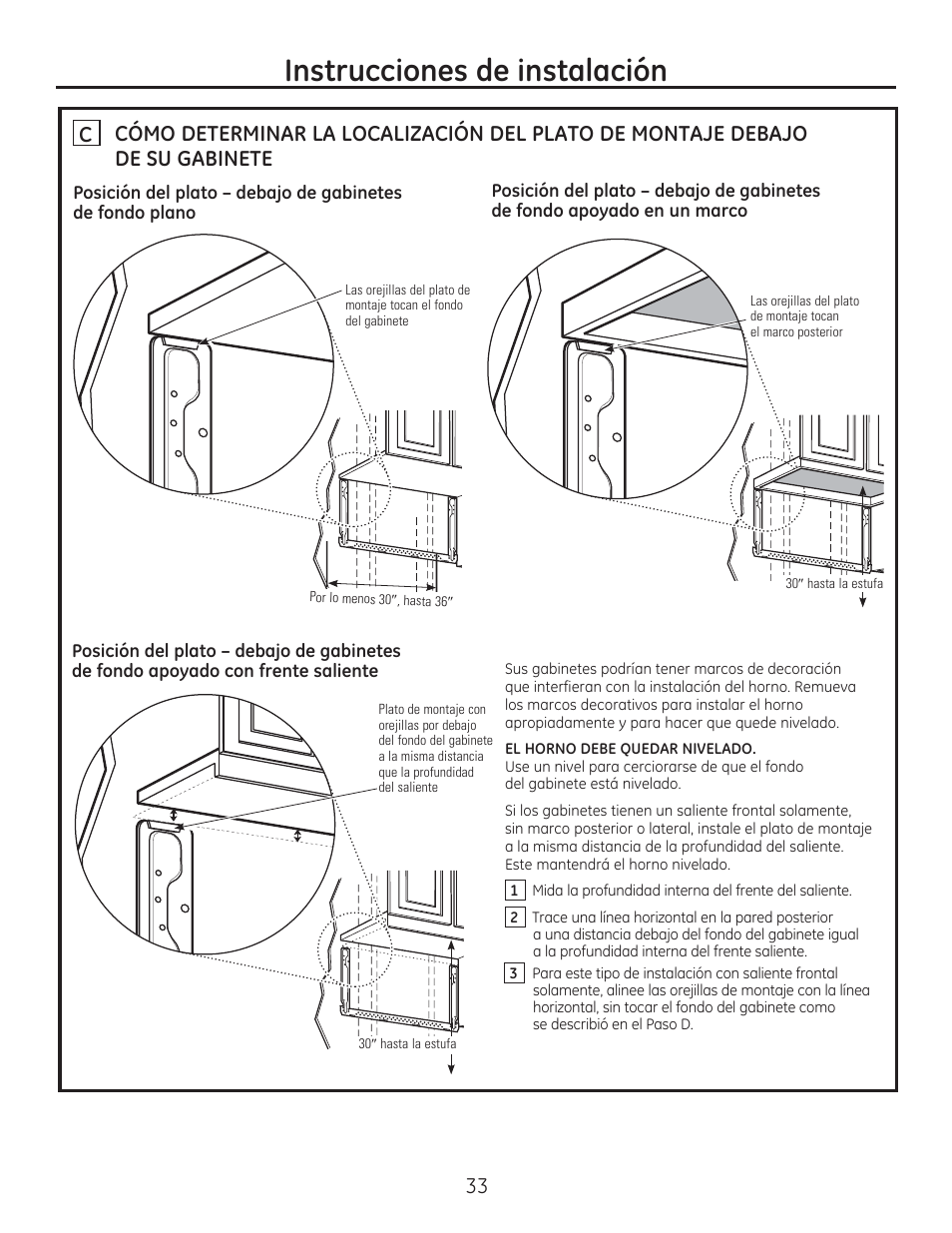Qvwuxfflrqhvghlqvwdodflyq | GE CSA1201RSS User Manual | Page 33 / 48