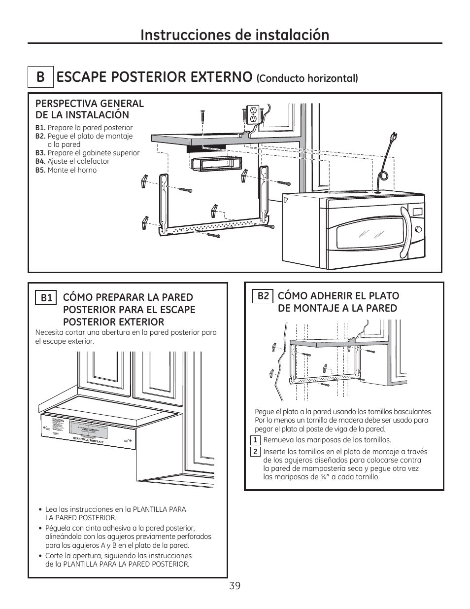 Qvwuxfflrqhvghlqvwdodflyq | GE CSA1201RSS User Manual | Page 39 / 48