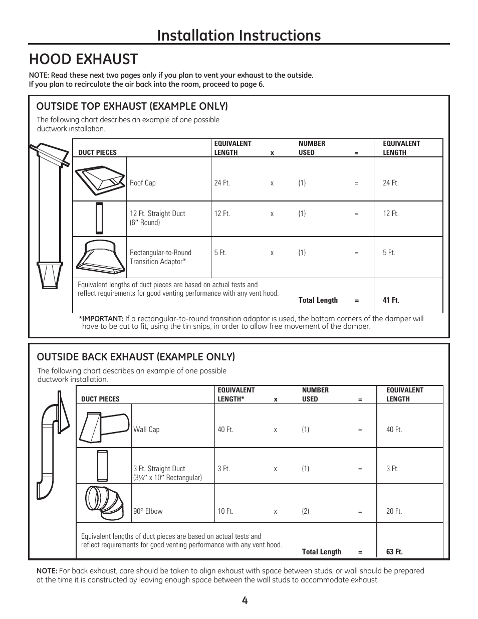 Qvwdoodwlrq,qvwuxfwlrqv | GE CSA1201RSS User Manual | Page 4 / 48