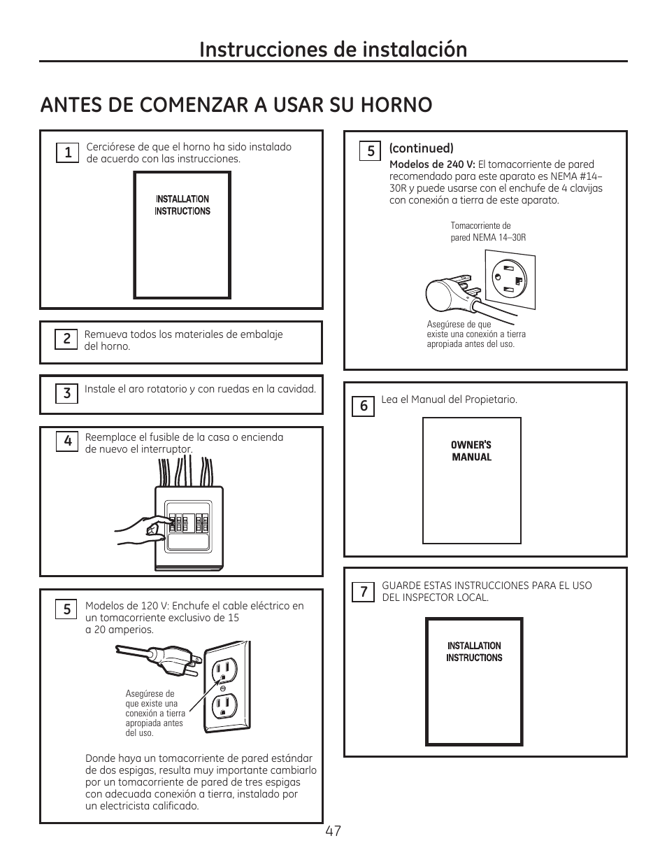 GE CSA1201RSS User Manual | Page 47 / 48