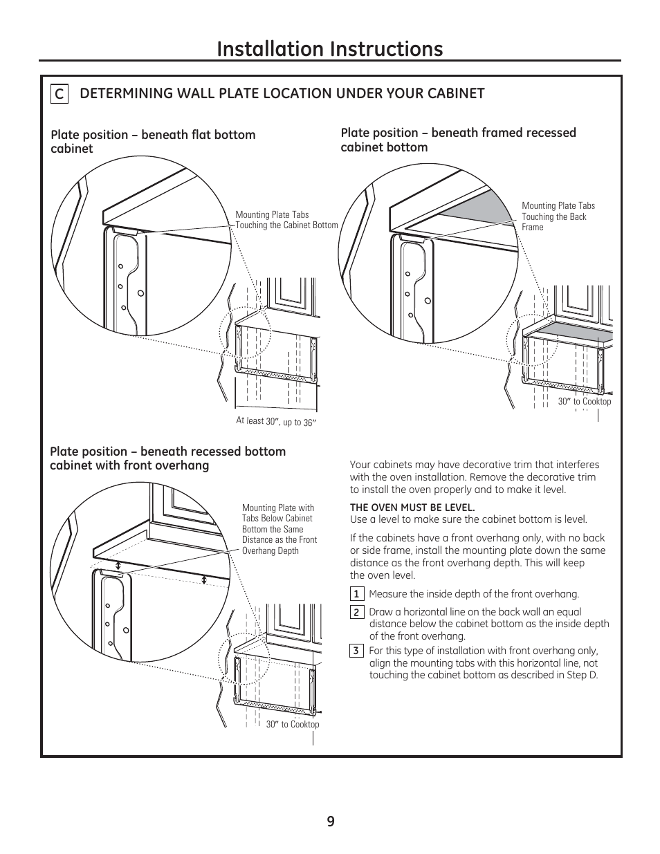 Qvwdoodwlrq,qvwuxfwlrqv | GE CSA1201RSS User Manual | Page 9 / 48