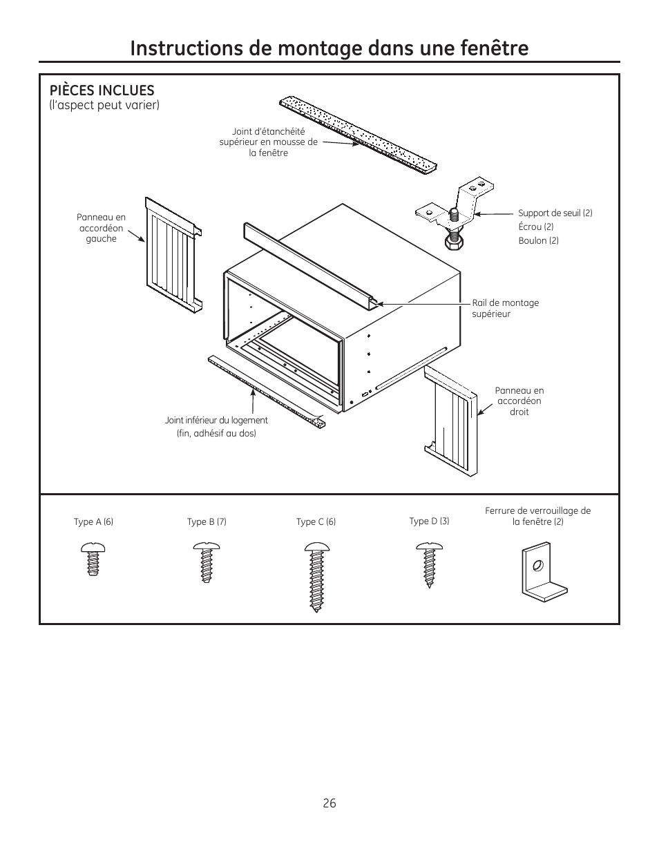 GE AEE08AR User Manual | Page 26 / 52