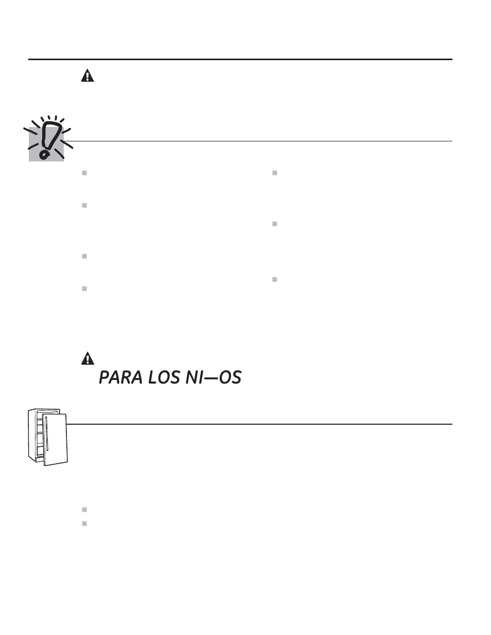 Advertencia, Precauciones de seguridad | GE GVS04BDWSS User Manual | Page 16 / 28