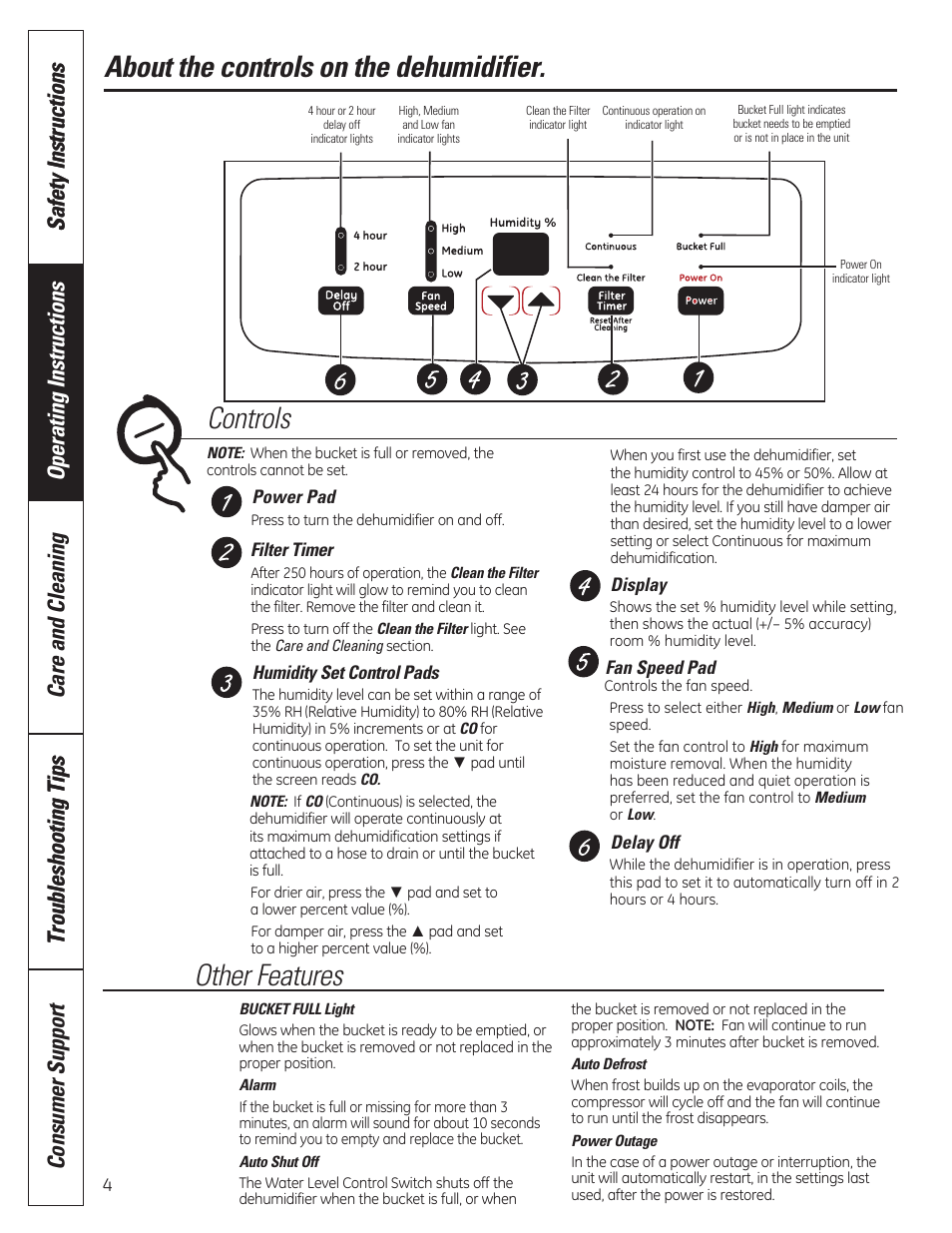 GE ADER50LQ User Manual | Page 4 / 36