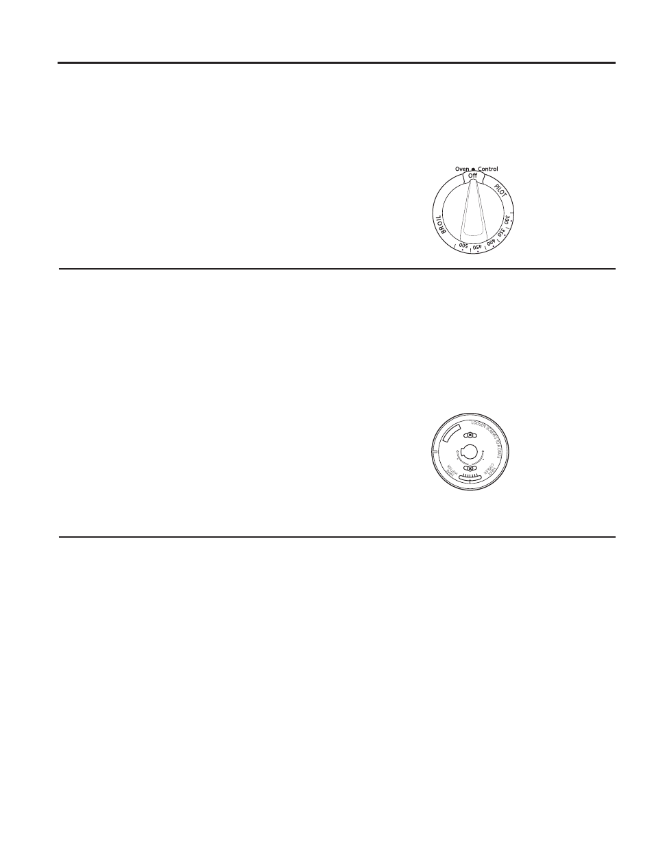 Using the o ven, Oven contr ols oven controls, Lighting the oven with a match | GE JGBS14PCFWW User Manual | Page 14 / 48