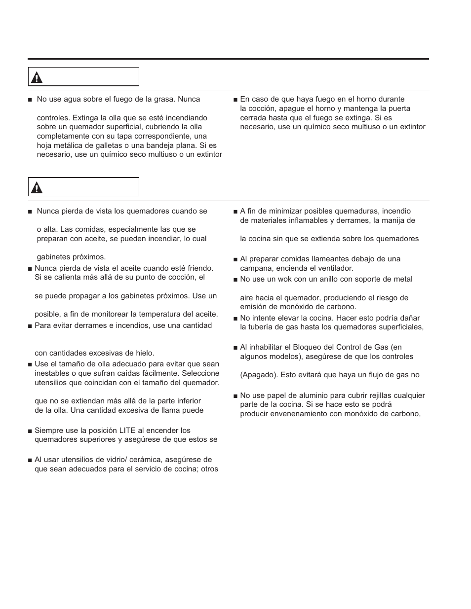 Informa ción de segurid ad, Guarde estas instrucciones, Advertencia | GE JGBS14PCFWW User Manual | Page 29 / 48