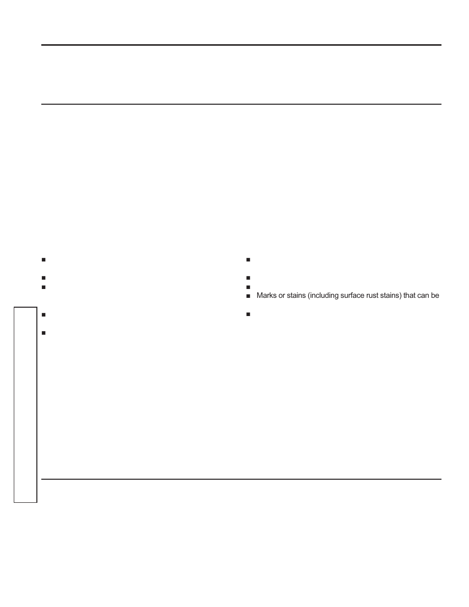 Wa rrant y, Ge gas range warranty | GE JGBS14PCFWW User Manual | Page 8 / 48