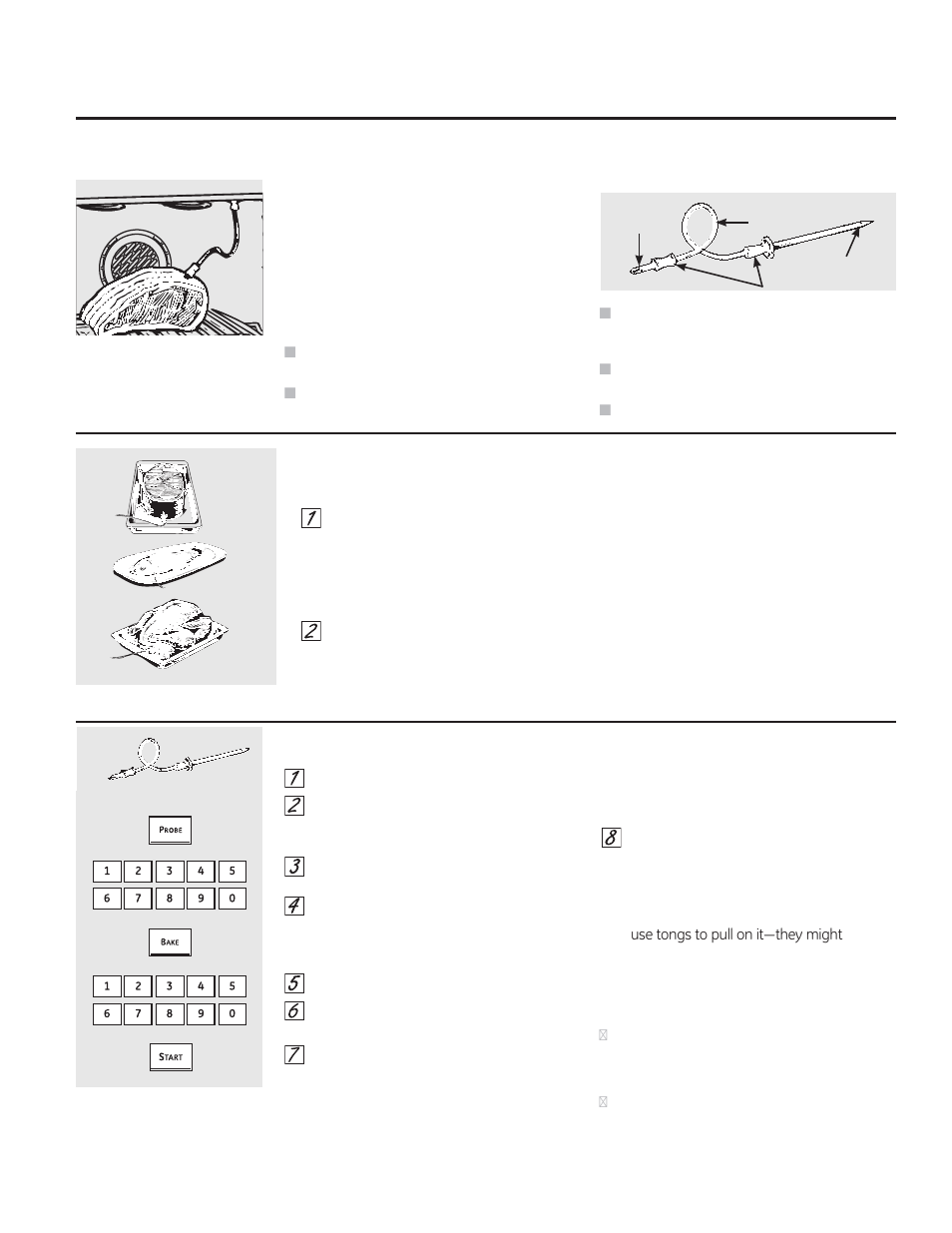 Using the probe | GE CT918STSS User Manual | Page 11 / 68