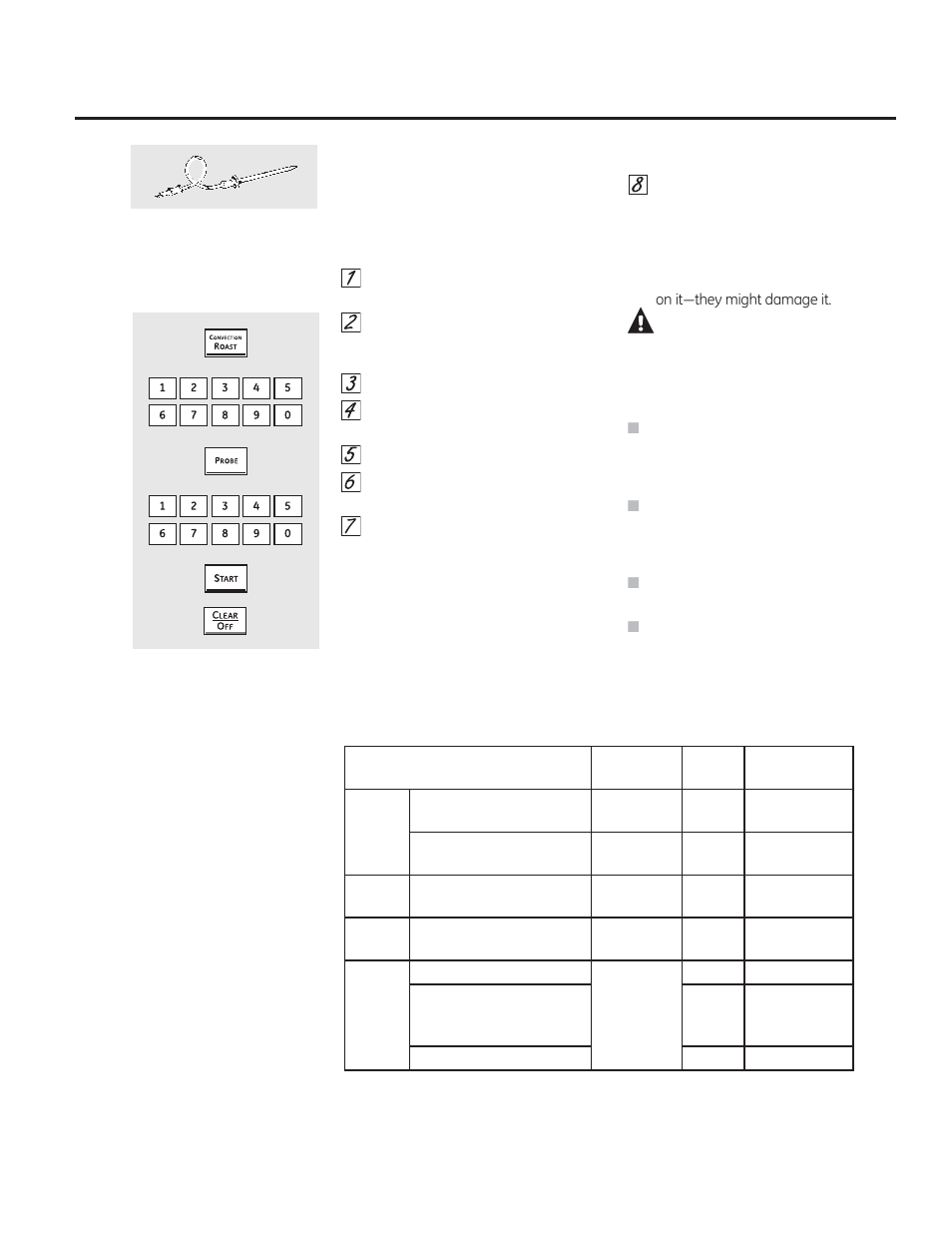 Caution | GE CT918STSS User Manual | Page 15 / 68