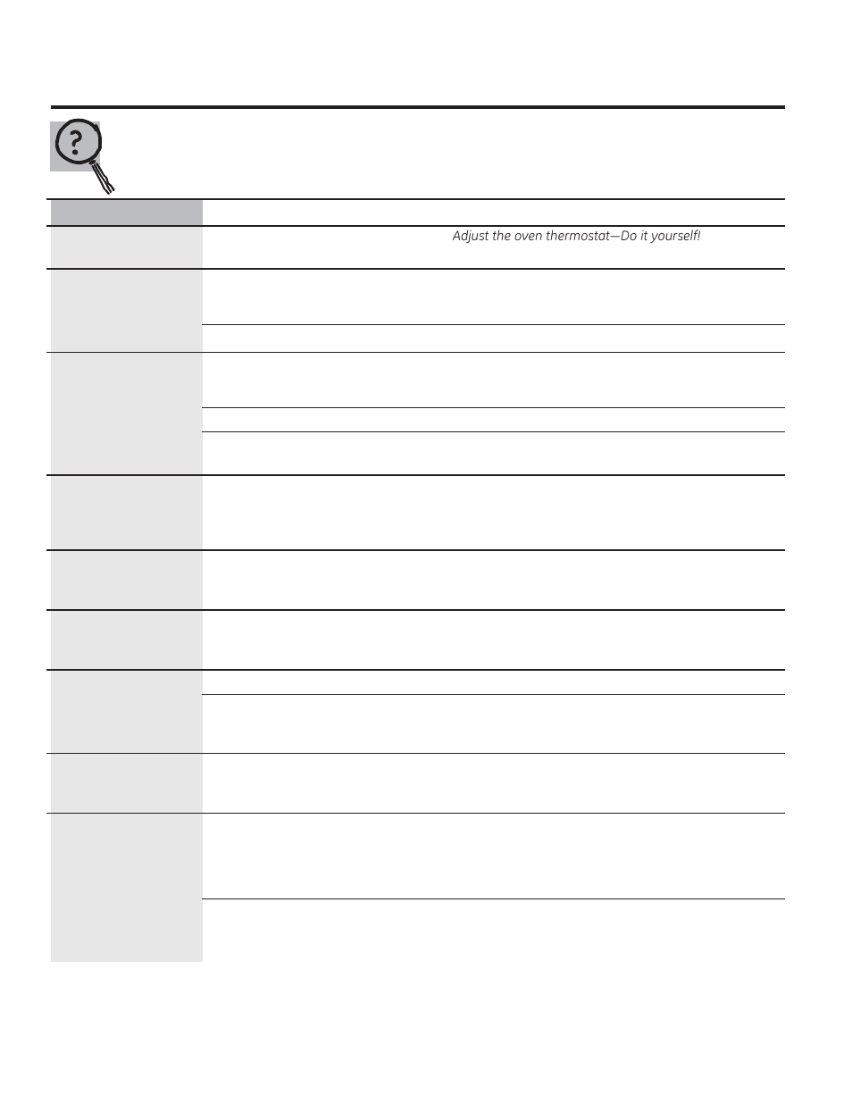 Before you call for service | GE CT918STSS User Manual | Page 28 / 68