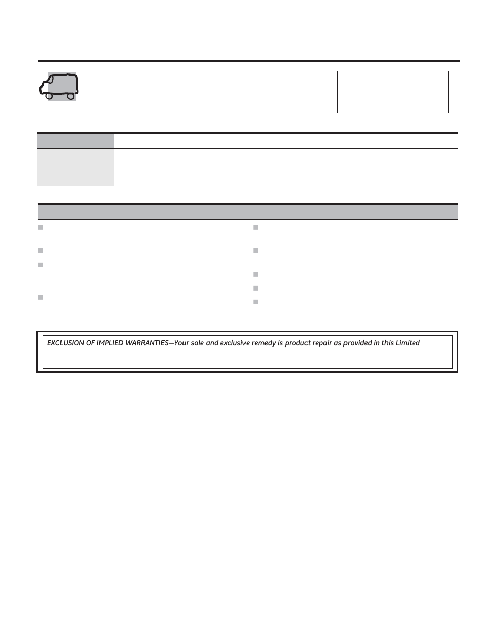 Built-in electric oven warranty | GE CT918STSS User Manual | Page 33 / 68