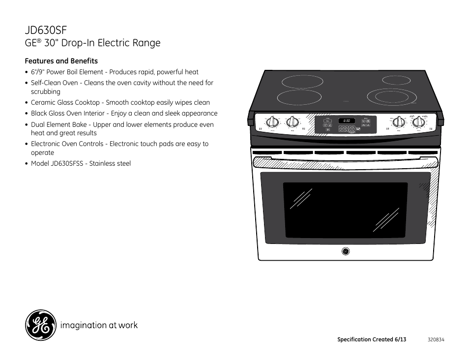 Jd630sf | GE JD630SFSS User Manual | Page 2 / 2