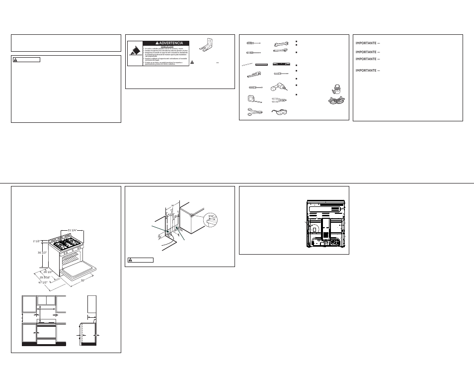 Instrucciones de instalación cocina | GE P2S920SEFSS User Manual | Page 3 / 4