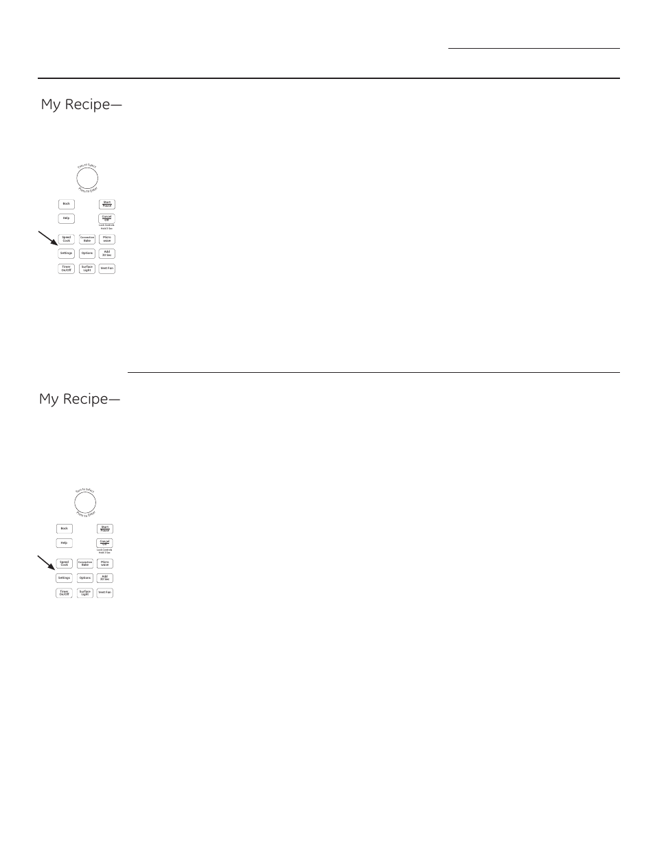 Speedcooking, 0\5hflsh³ to enter and save, 0\5hflsh³ to find and use | Advantium oven 18 | GE PSA9240DFBB User Manual | Page 18 / 80