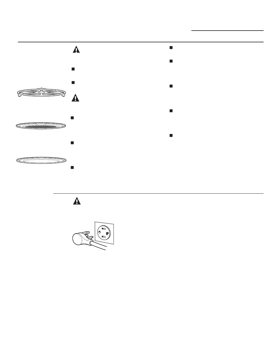 Precaución: riesgo de quemaduras, Precaución: riesgo de fuego, Advertencia | Instrucciones de conexión a tierra | GE PSA9240DFBB User Manual | Page 48 / 80