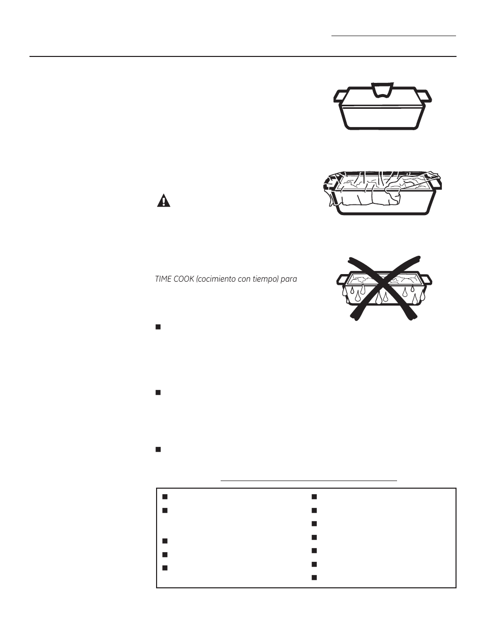 Advertencia: riesgo de fuego | GE PSA9240DFBB User Manual | Page 67 / 80