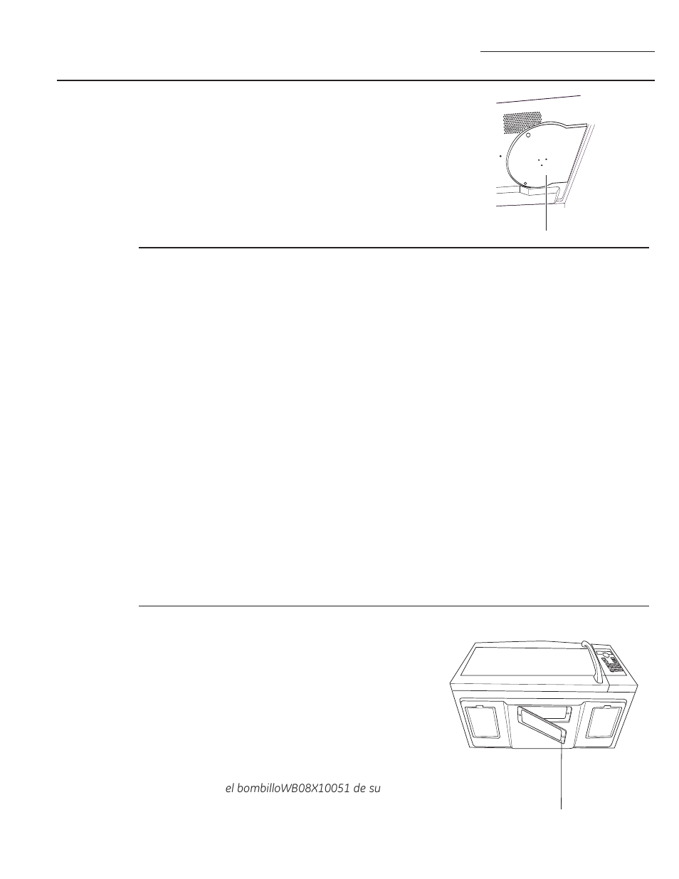 Cuidado y limpieza, Cómo reemplazar la luz de superficie, Cómo limpiar el exterior del horno | Lámina de mica | GE PSA9240DFBB User Manual | Page 74 / 80