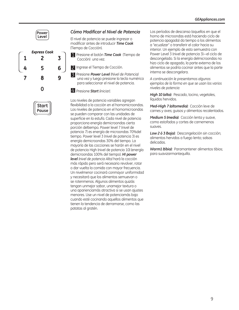 GE JE740DRWW User Manual | Page 33 / 48