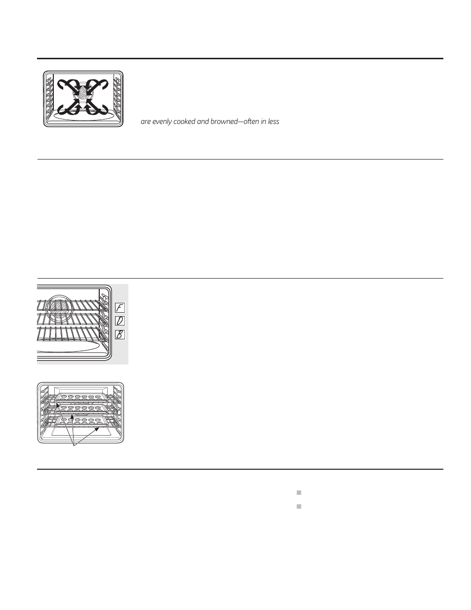 Using the lower convection oven | GE PT970DRWW User Manual | Page 27 / 100