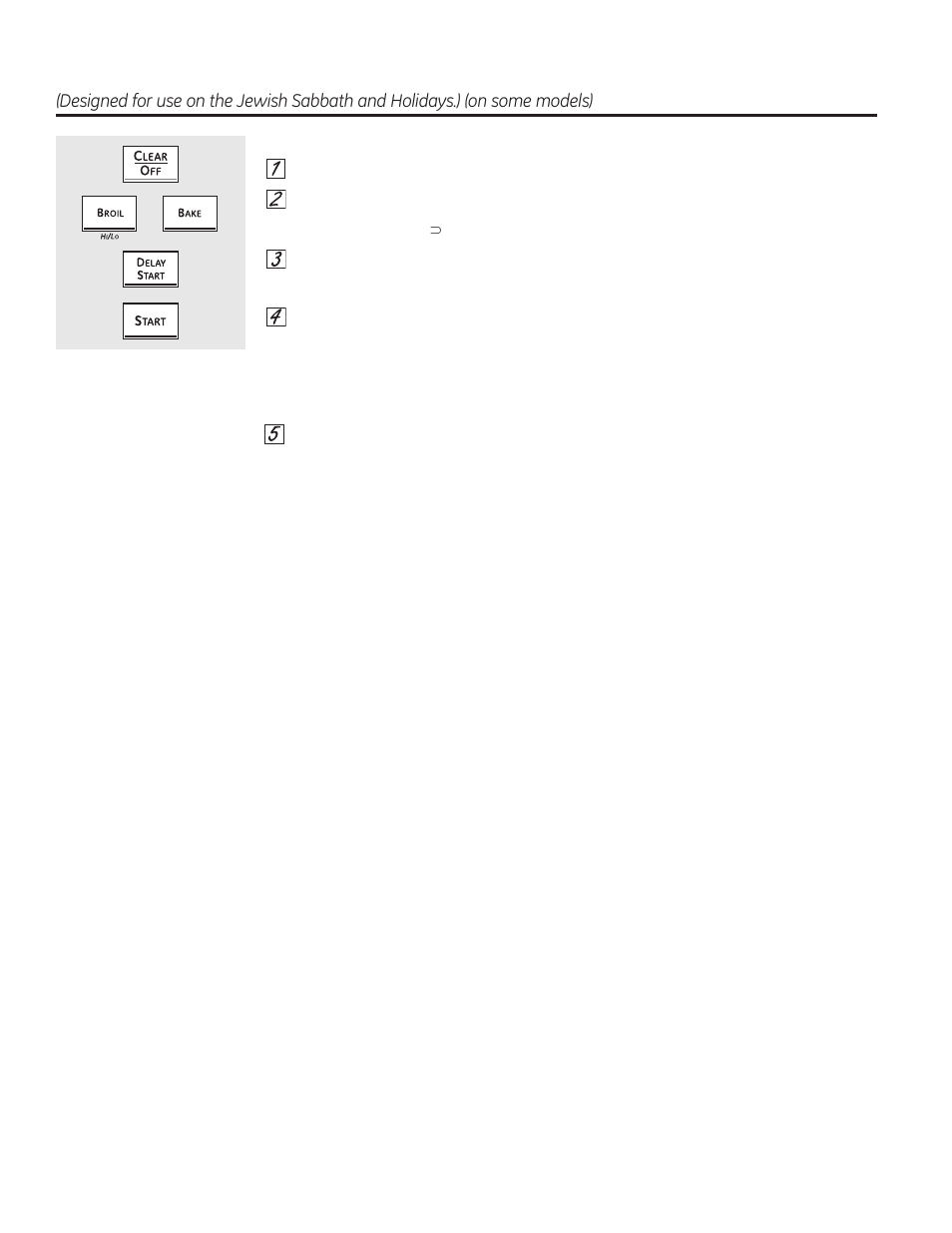 Using the sabbath feature | GE PT970DRWW User Manual | Page 38 / 100