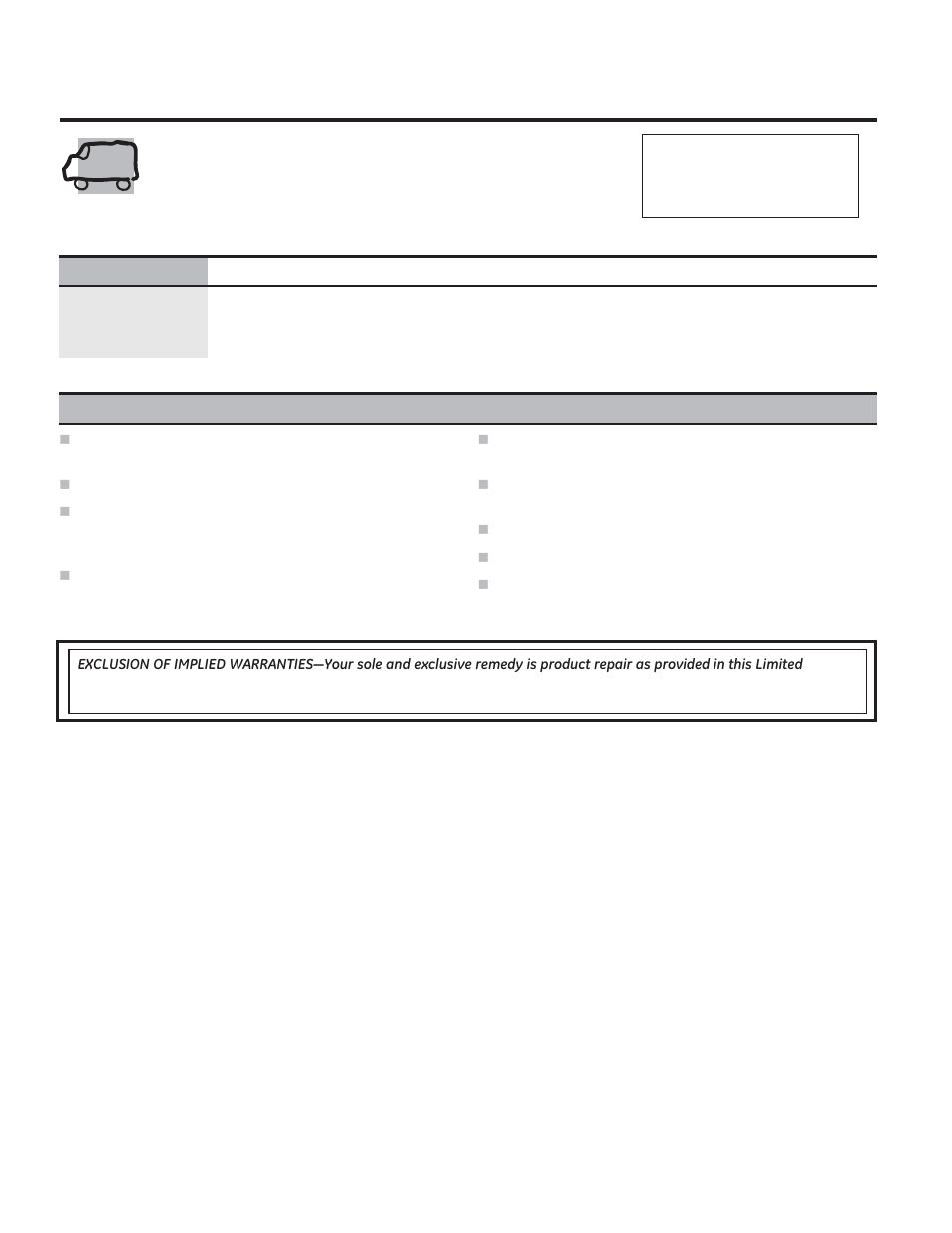 Ge built-in microwave cooking center warranty | GE PT970DRWW User Manual | Page 50 / 100