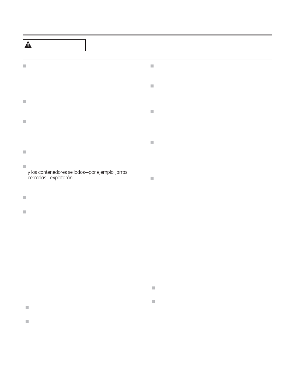 Guarde estas instrucciones, Arco eléctrico | GE PT970DRWW User Manual | Page 56 / 100