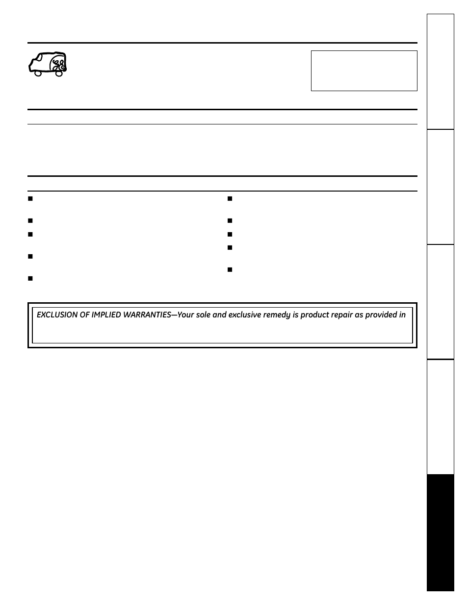 Ge dryer warranty | GE DSKS333ECWW User Manual | Page 15 / 16