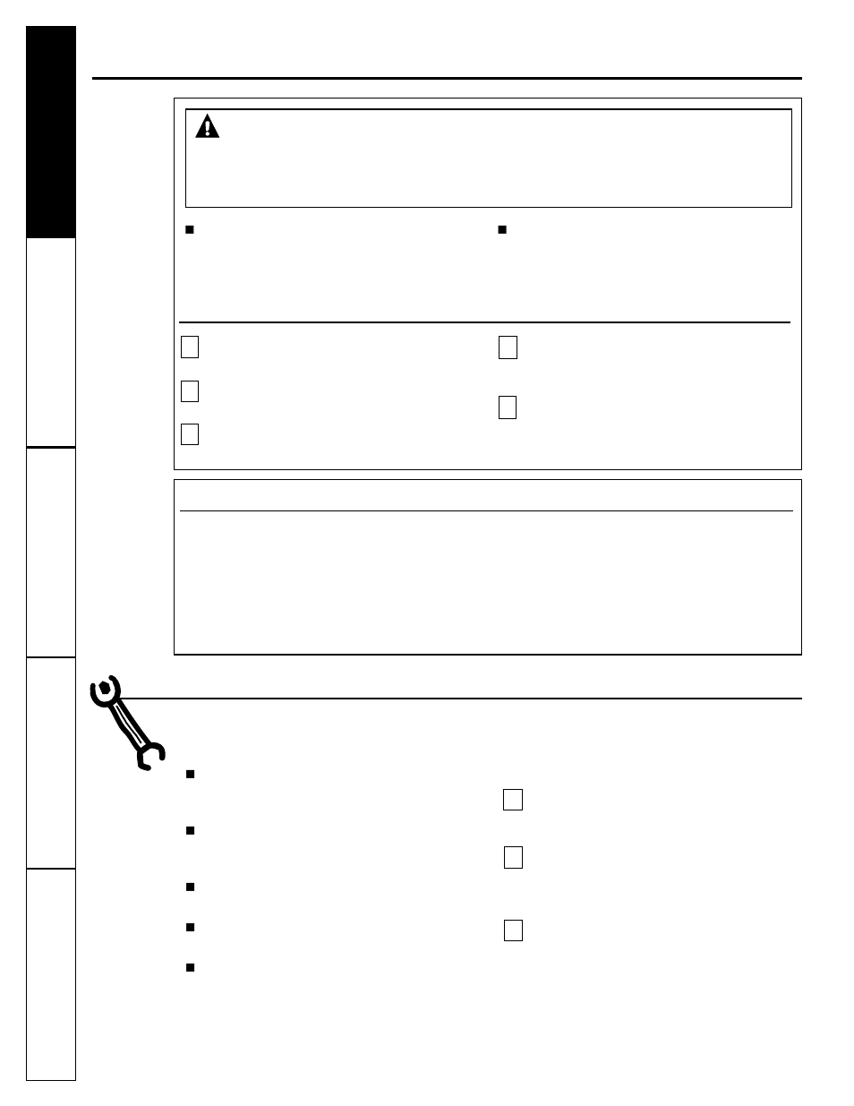 Warning, What to do if you smell gas: 1, Proper installation | GE DSKS333ECWW User Manual | Page 2 / 16