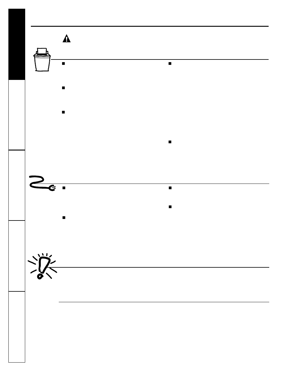 Warning, Optional accessories, When using your dryer (cont.) | GE DSKS333ECWW User Manual | Page 4 / 16