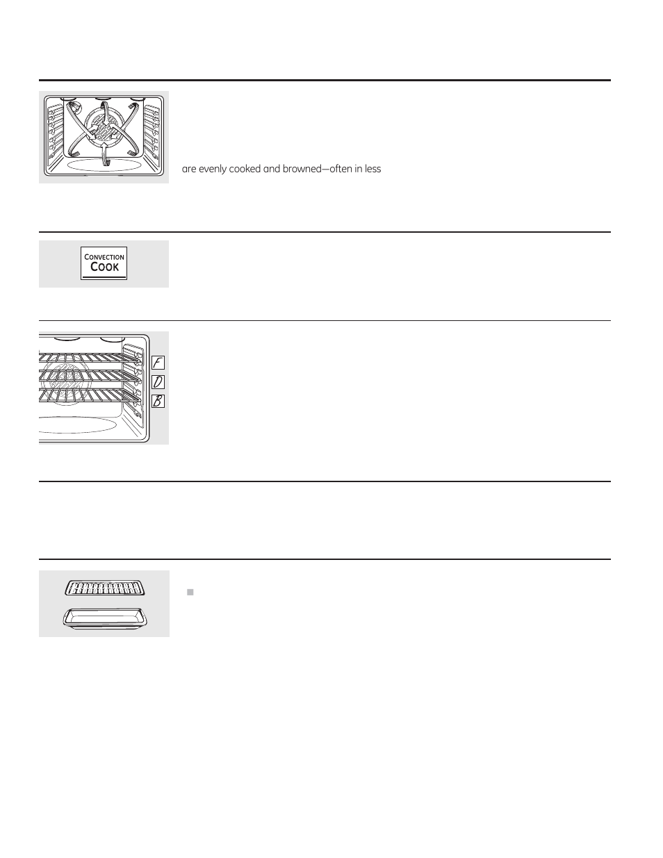 Using the convection oven | GE JB850EFES User Manual | Page 16 / 88