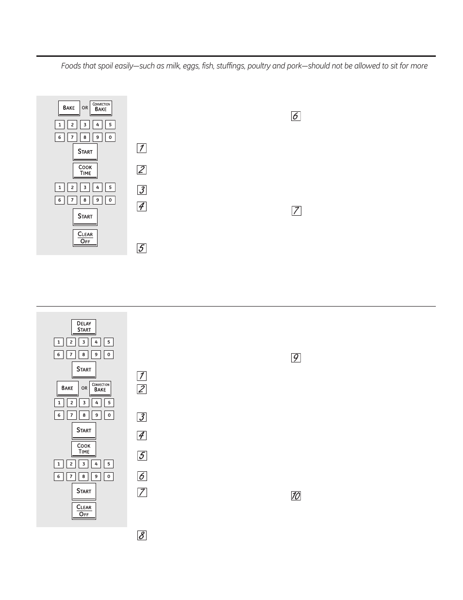 Using the timed baking and roasting features | GE JB850EFES User Manual | Page 19 / 88